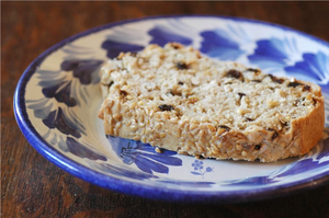 Lazy loaf flocons de riz, farine 5 cereales-3 graines & raisins de Corinthe