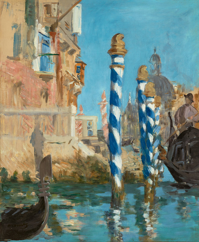 Manet Édouard, Le Grand Canal à Venise
