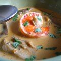 Soupe de crevettes à ma façon - tom yam goong