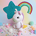 Charlotte la licorne au crochet - adorables animaux par so croch'