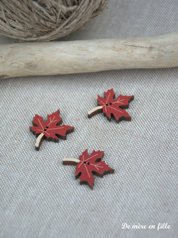 feuille érable rouge