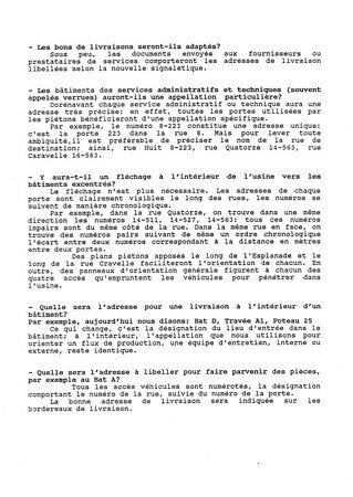 © 1990 François-Noël TISSOT Une Identité Pour Demain ® Aubergenville RENAULT Usine Pierre LEFAUCHEUX à Flins Information des collaborateurs Pas de question sans réponse 2