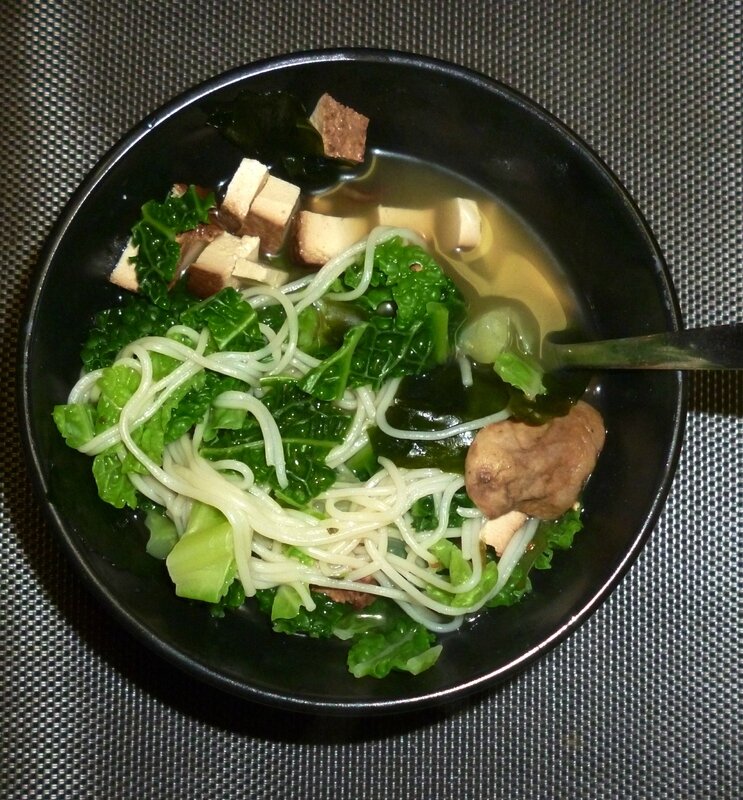 Bouillon de chou vert frisé Cuisine Végé