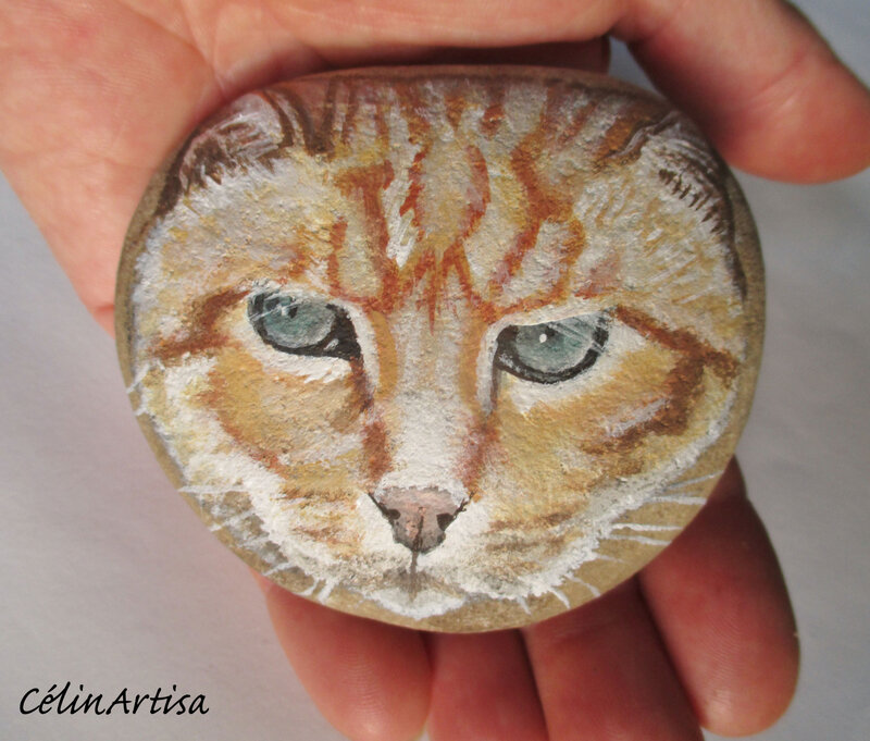 Caramel (peinture sur galet)