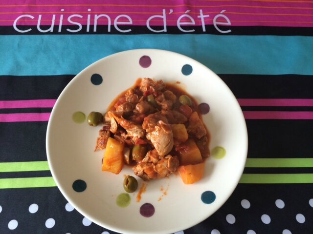 Sauté De Dinde Tomate Pomme De Terre Et Champignons Les