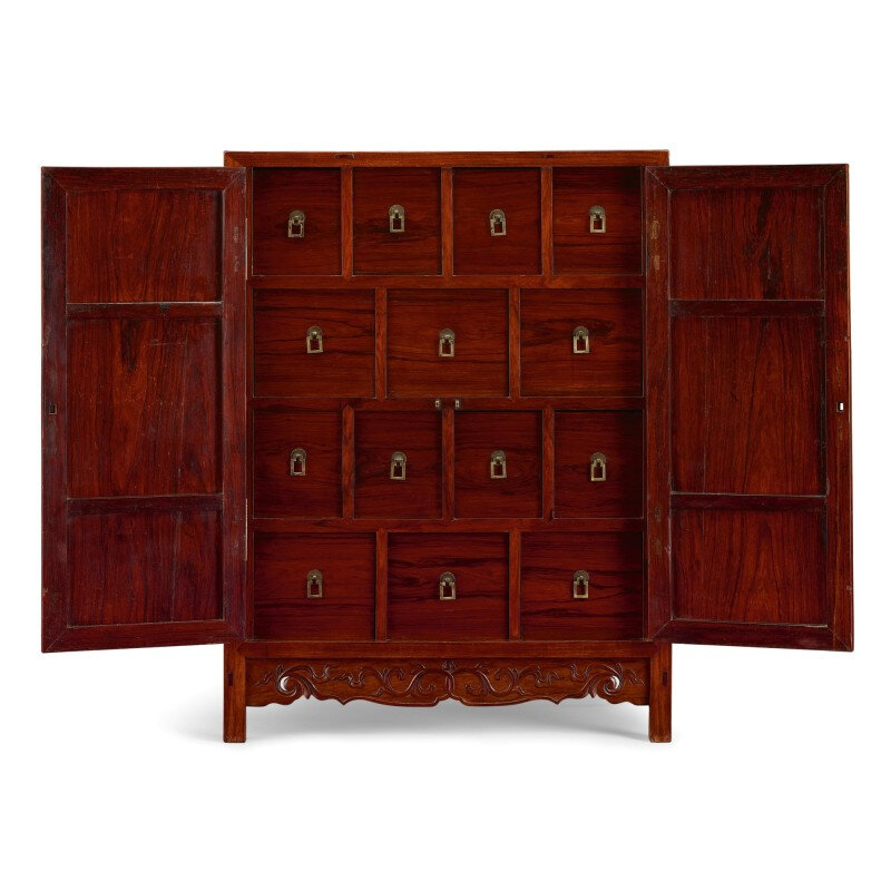 A huanghuali medicine chest, yaoxiang, Ming dynasty, 17th century