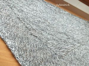exemple de chale au tricot