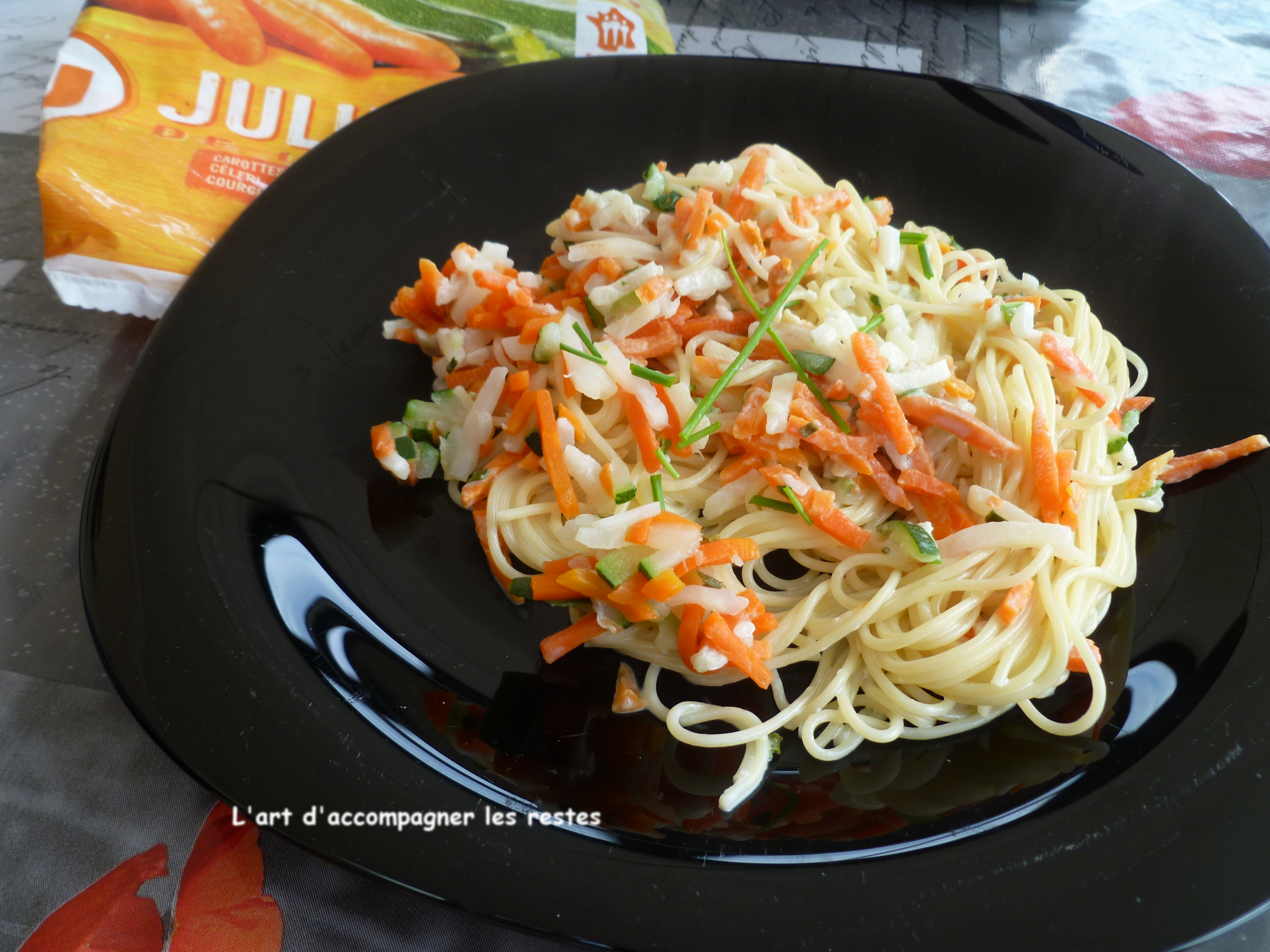 Carotte à La Carbonara Weight Watchers Spaghettis aux petits légumes ww - L'art d'accompagner les restes
