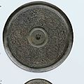 Three bronze mirrors, Warring States period and later