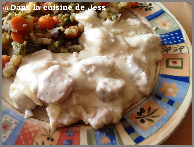 Poulet sauce camembert Dans la cuisine de Jess