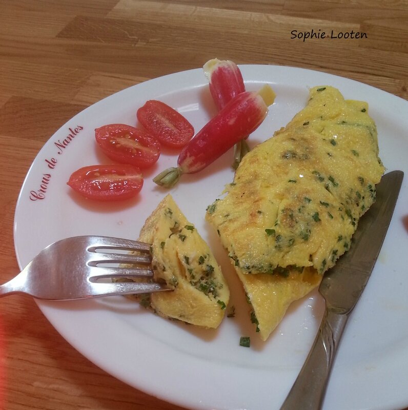 Omelette aux fines herbes Un Livre Gourmand