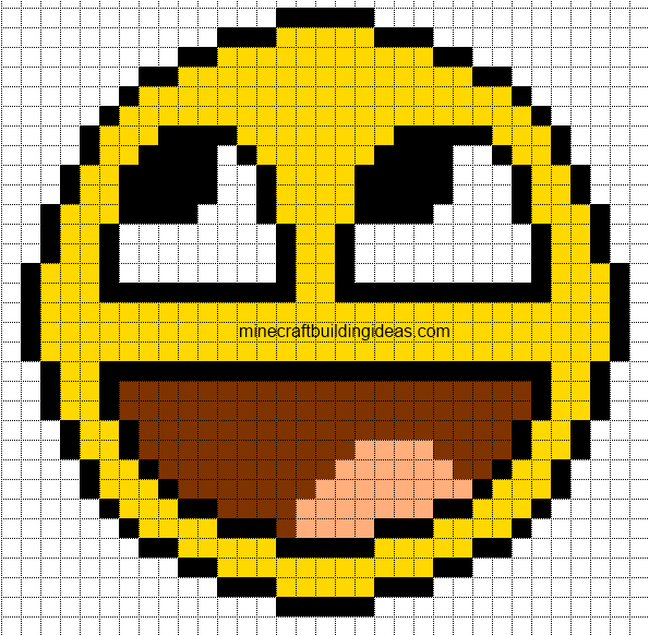 pixel art en smiley