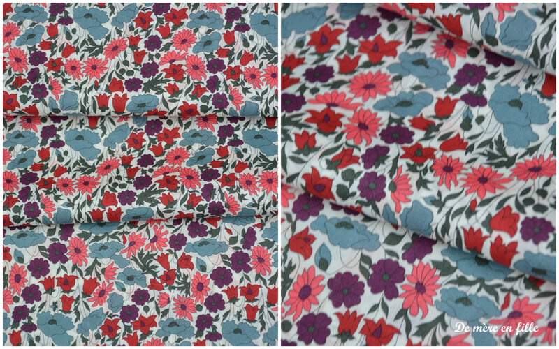 poppy daisy P rouge et gris
