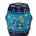 A fahua garden seat, ming dynasty, 15th century