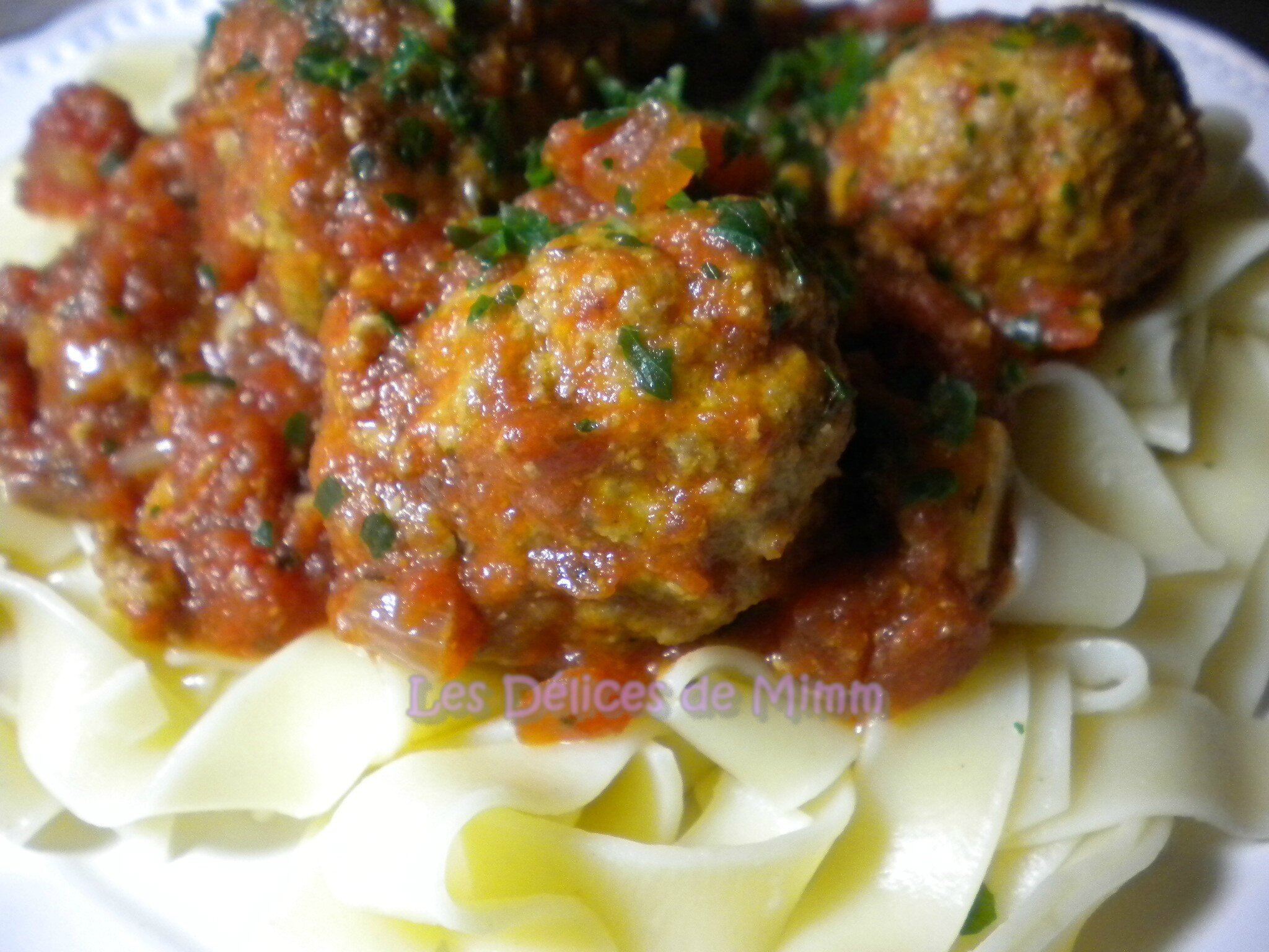 Boulettes De Viande Sauce Tomates Les Delices De Mimm