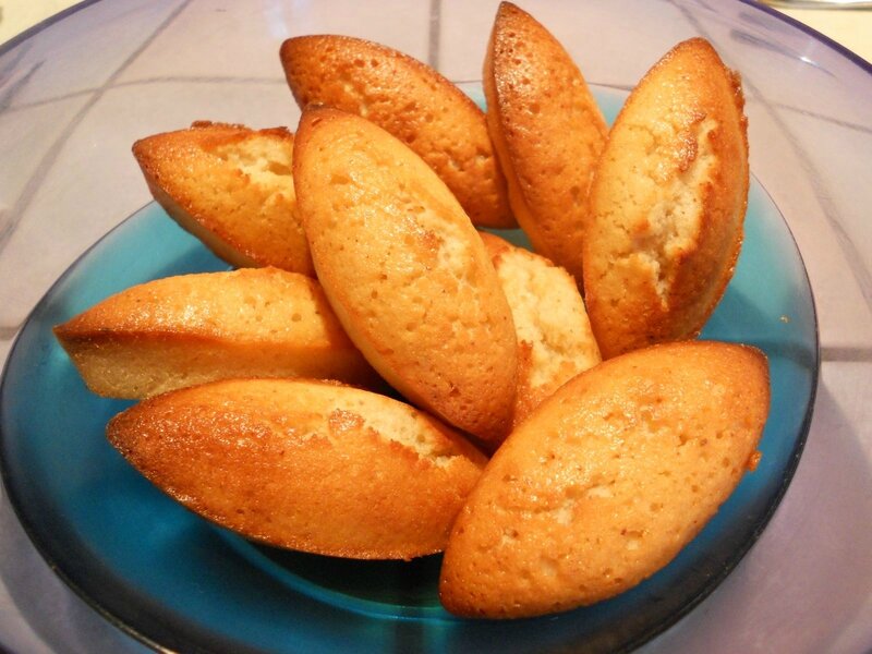 Financiers au zeste de citron 