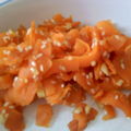 Tagliatelles de carottes au sésame
