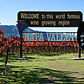 La napa valley en flammes - réchauffement climatique - napa valley in flames - global warming