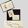 22/03/1941 - carte d'anniversaire à max par norma jeane
