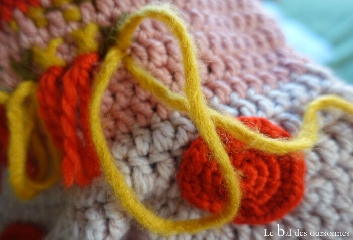 116 Blog Cocon Bébé Laine Crochet Motif Azthèque