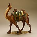 Funerary Sculpture of a Bactrian Camel, China, Chinese, middle Tang dynasty, about 700-800
