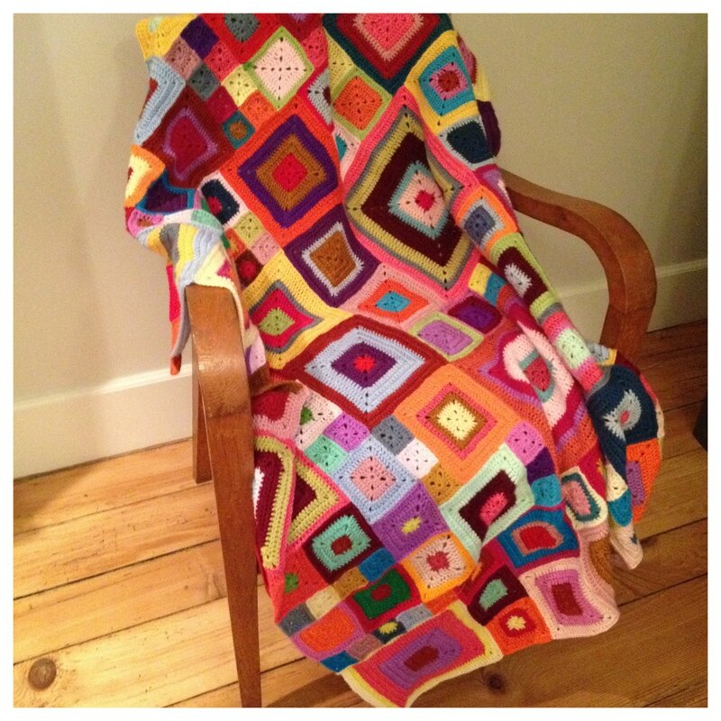 plaid BABETTE blanket