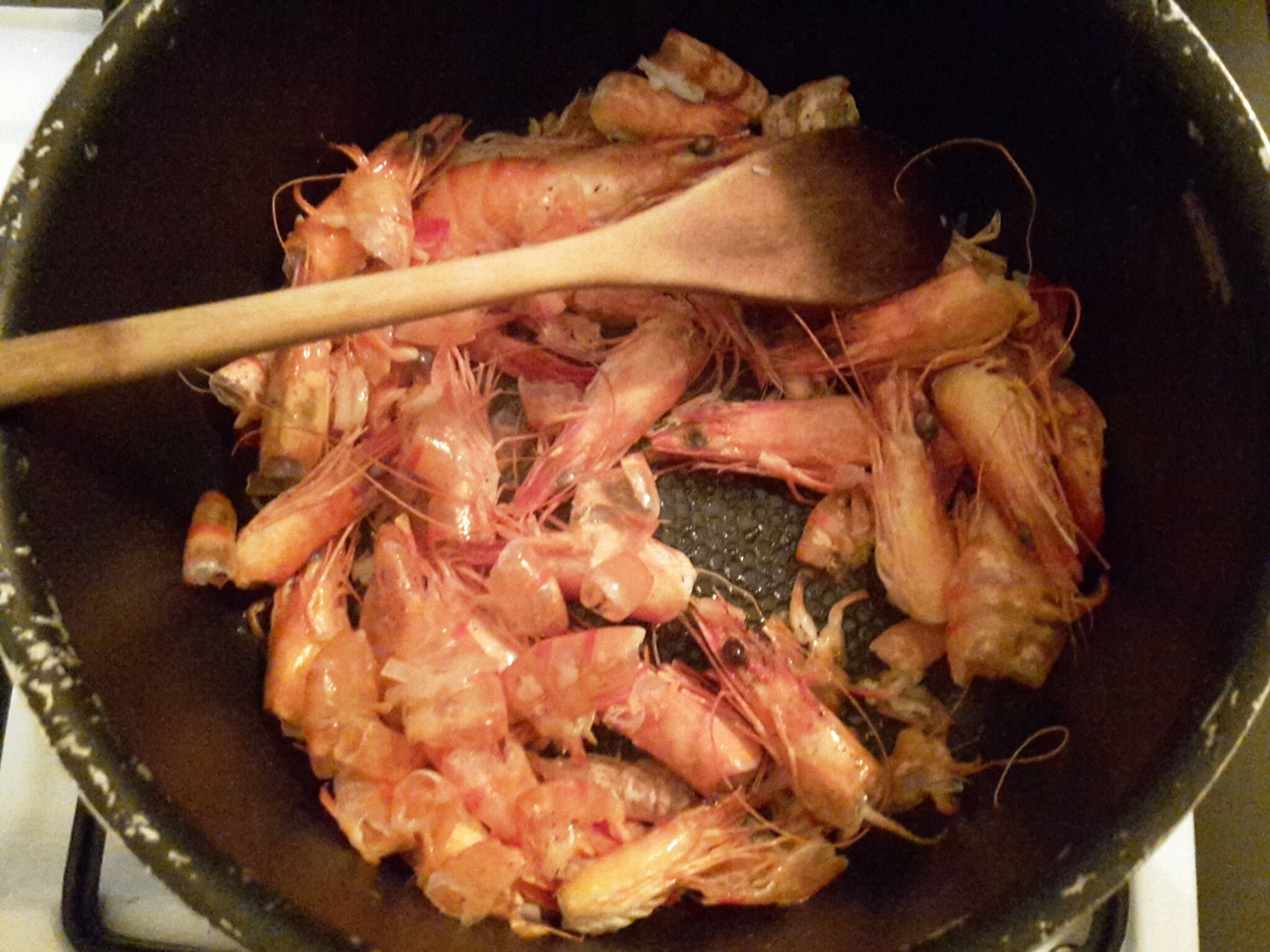 Crevettes à l'armoricaine