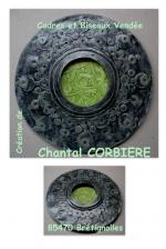 cadre vert de gris