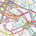 Nouveau réseau parisien : le panthéon entouré d'autobus