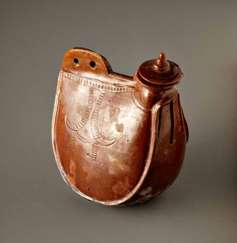 Pilgrim Flask, China, Liao Dynasty (9071125) Alain.R.Truong