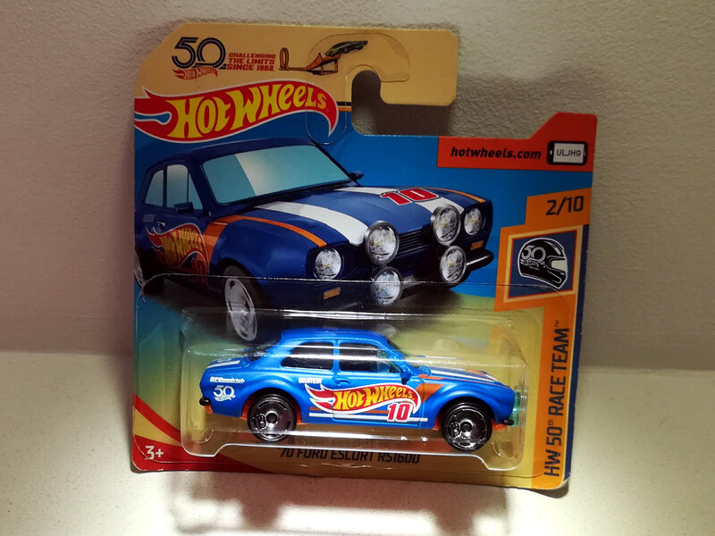 Ford Escort RS1600 de 1970 (Hotwheels)