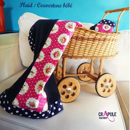 palid bebe bleu marine rose et pois 600 6005