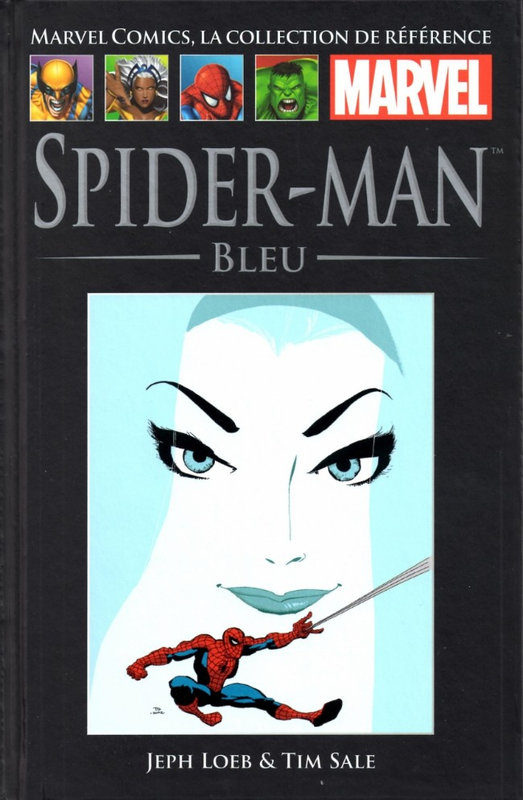 hachette noir 028 spiderman bleu