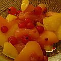 Pommes-groseilles et nectarine 
