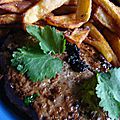 Maxi steaks haches a l'orientale