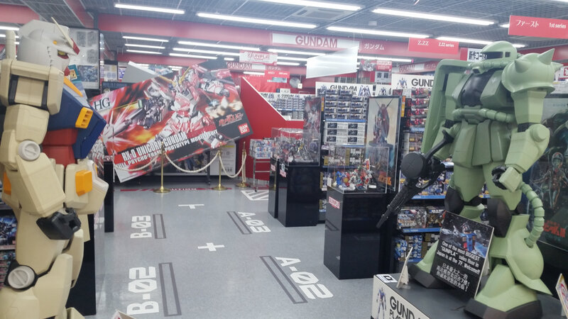 Gundam Store à Ikebukuro, Tokyo