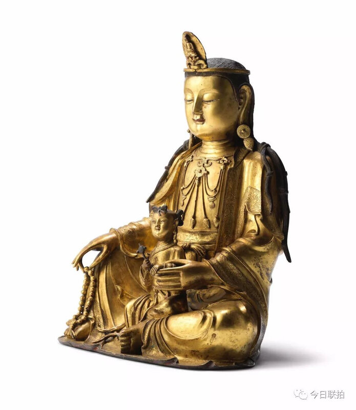 8.4/" China Natural Old White Jade Master Carved Stand Guanyin Bodhisattva Statue