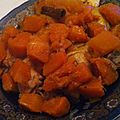 Tajine poulet citrouille