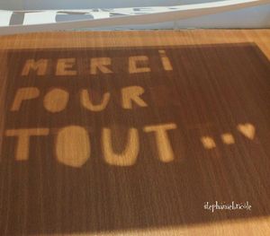 tuto ombre merci, idée pour remercier