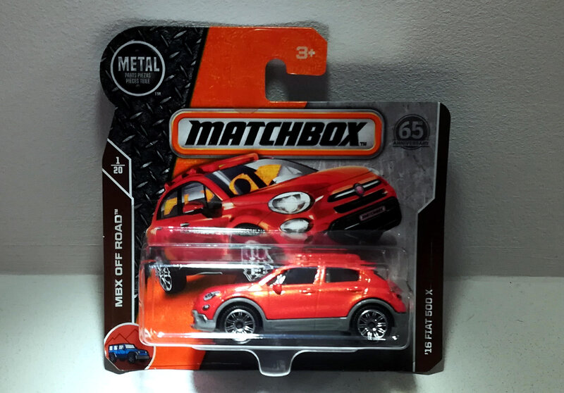 Fiat 500 X de 2016 (Matchbox)