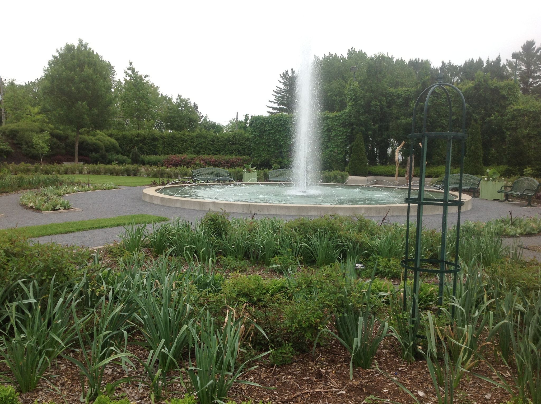 Les jardins de la maison Antoine Lacombe st Charles Borromée QC