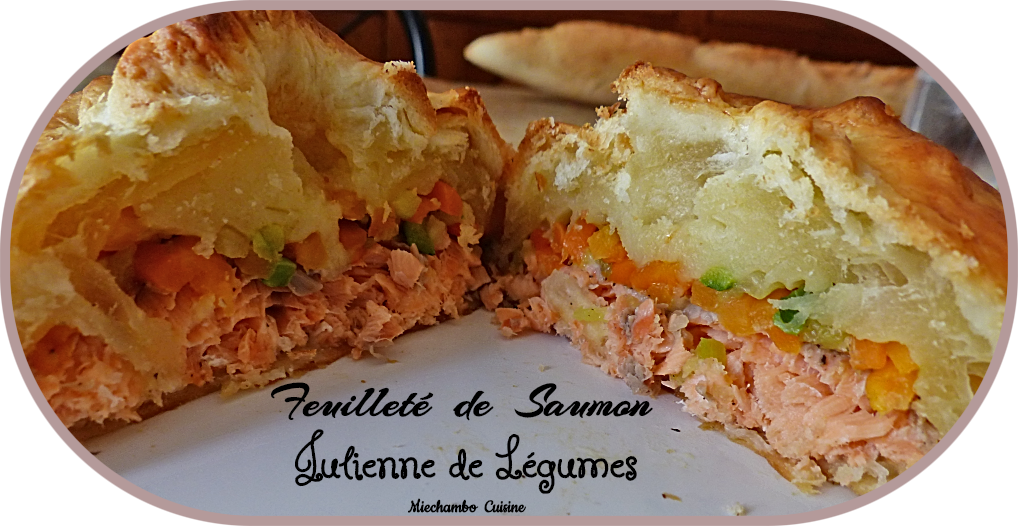 Feuilletes De Saumon En Julienne De Legumes Et Sa Sauce A L