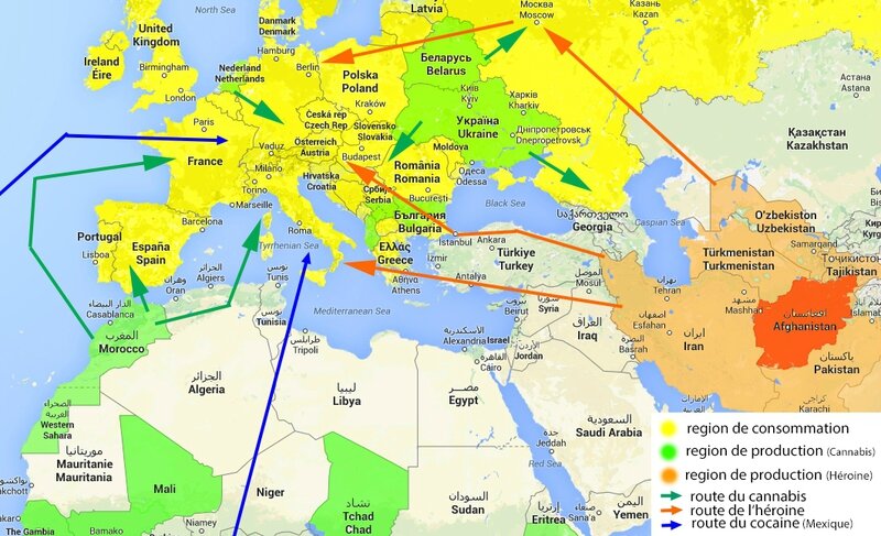 Classement Ville Trafic De Drogue 2022 Le trafic de drogue - Financement du terrorisme (Al Qaïda)