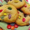 Cookies aux smarties de marcîa