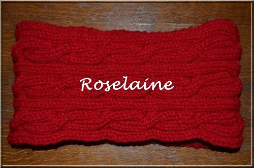 Roselaine313 écharpe rouge