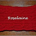 2 écharpes rouges au tricot contre le sida!