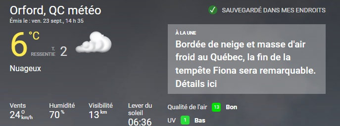 2022-09-23 14_44_41-Orford, Québec - Vos Prévisions locales - MétéoMédia – Avast Secure Browser