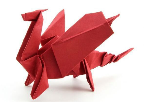 beginner diy origami dragon