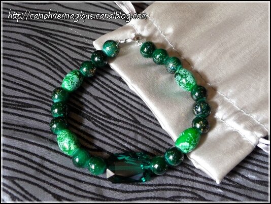 Bracelet émeraude mamie MF