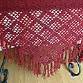 châle crochet 